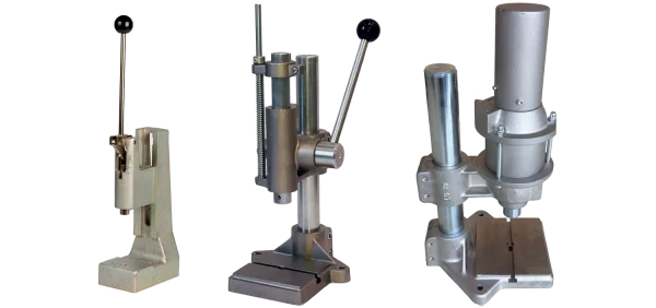 Hygienic laboratory presses zinc / nickel plated and stainless steel version